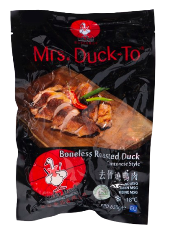 Mrs. Duck-To Boneless Roasted Peking Duck