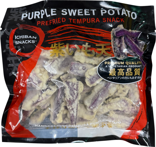Ichiban Purple Sweet Potato - Prefried Tempura Snack